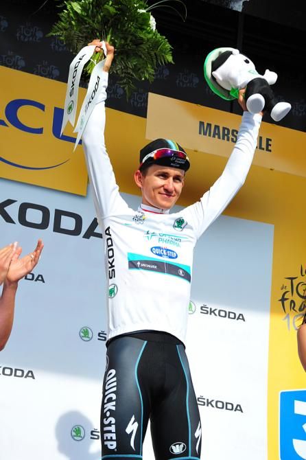 Michal Kwiatkowski stayed in the best young rider's lead
