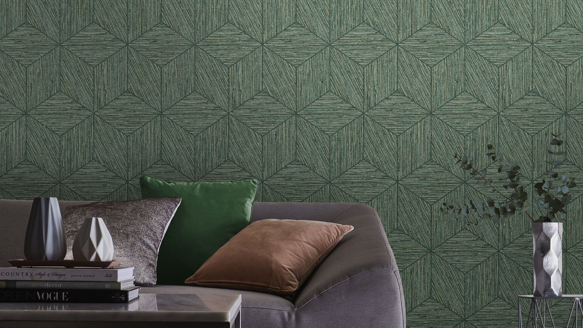 textured wallpaper made from grass cloth