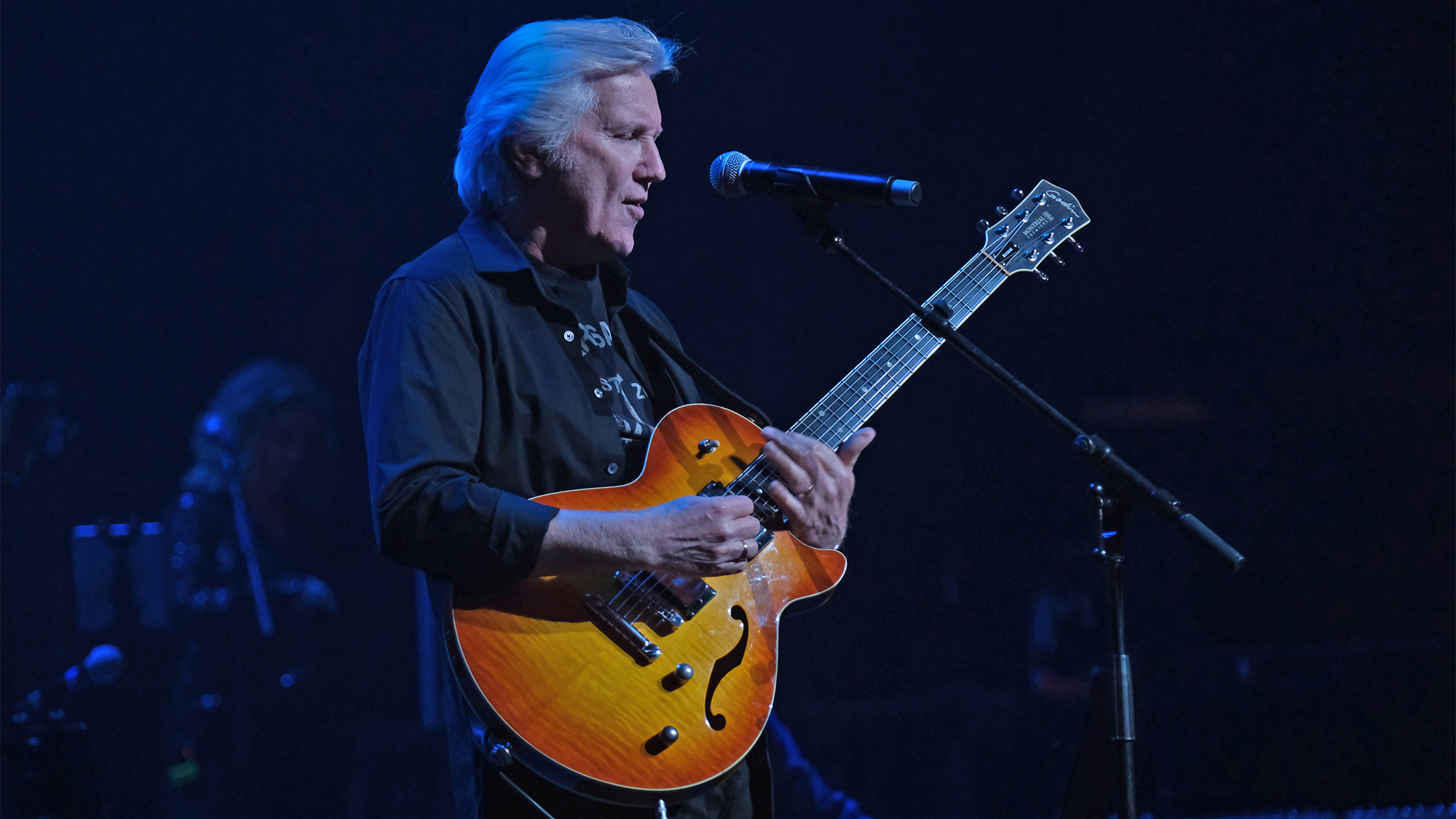 Rik Emmett of Triumph performs on stage during the 2025 Canadian Songwriters Hall Of Fame Legends Induction at Meridian Arts Centre on October 17, 2025 in Toronto, Ontario.