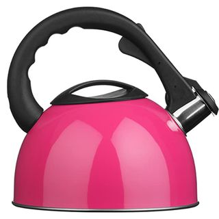 Premier Housewares whistling tea kettle in hot pink