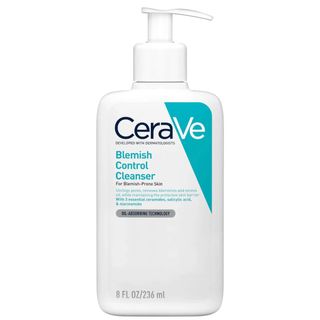 Beauty routine for mums CeraVe Blemish Control Face Cleanser