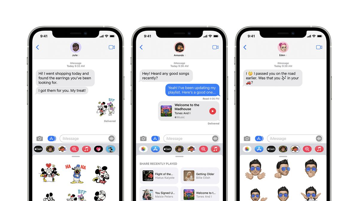 Usar os apps do iMessage no iPhone e iPad - Suporte da Apple (BR)