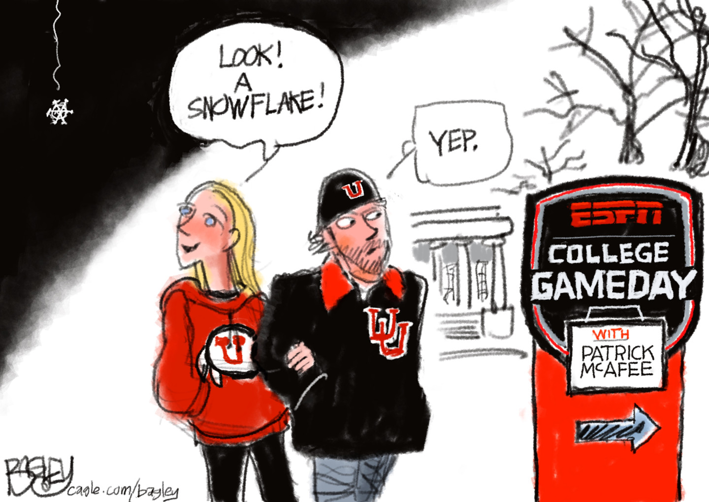 Political cartoon