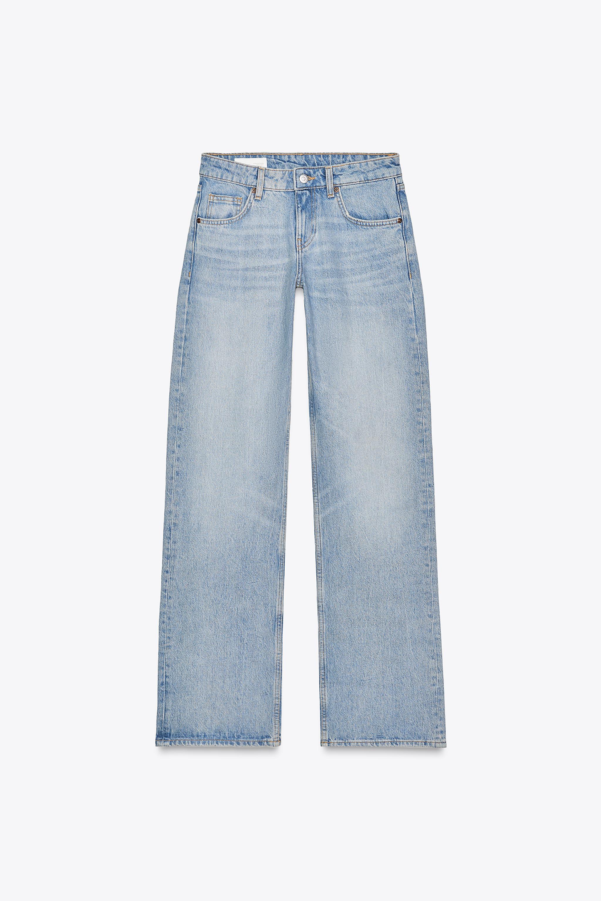 Trf Low-Rise Wide Leg Jeans