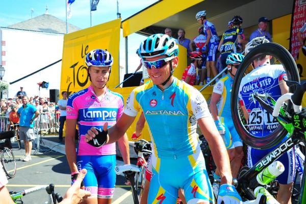 Roman Kreuziger (Astana) before the start of stage 3.