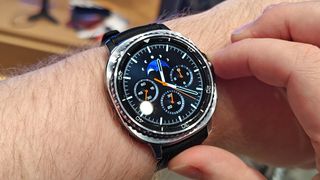 Samsung Galaxy Watch 8 Classic on wrist