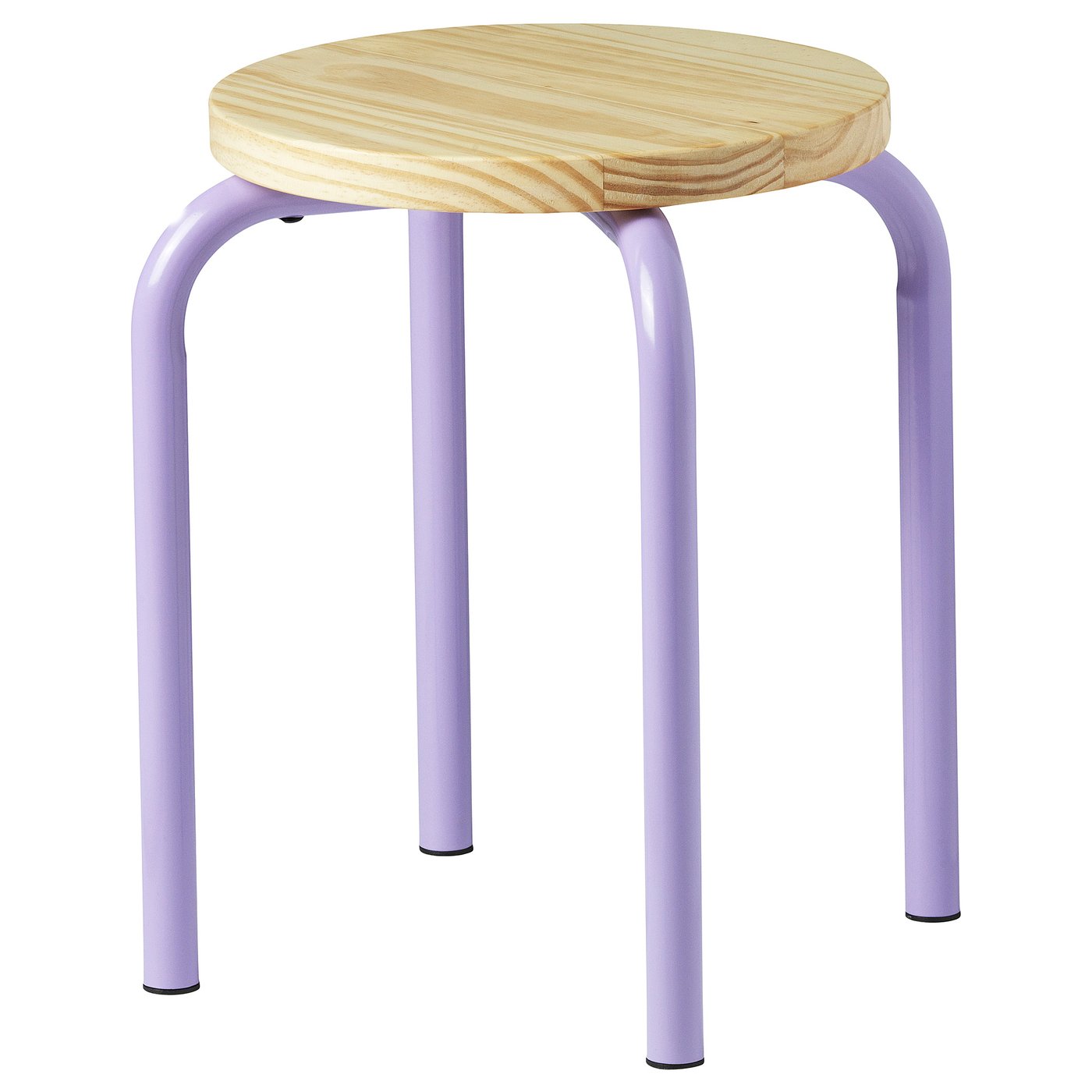 Domsten Stool - Lilac/pine