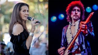 LEFT: RITA COOLIDGE perfomed a free outdoor evening performance at a park for the Los Gatos concert series, Aug 16, 2006. RIGHT: OAKLAND - Bob Dylan performs at the Oakland Coliseum Arena on November 13, 1978 in Oakland, California. 