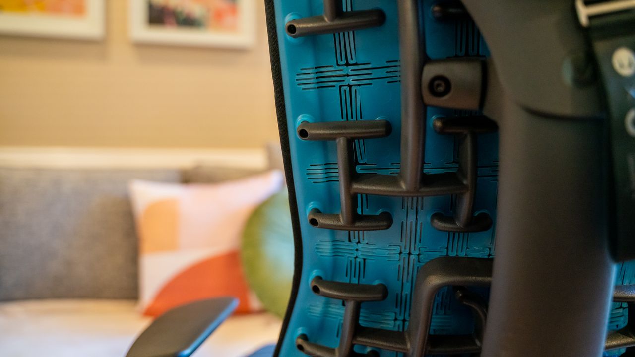 Herman Miller x Logitech Embody in a living room