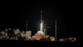A SpaceX Falcon 9 rocket launches 28 Starlink broadband satellites from Florida&rsquo;s Cape Canaveral Space Force Station on April 24, 2025.