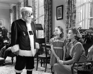Edmund Gwenn and the cast of Miracle on 34th Street