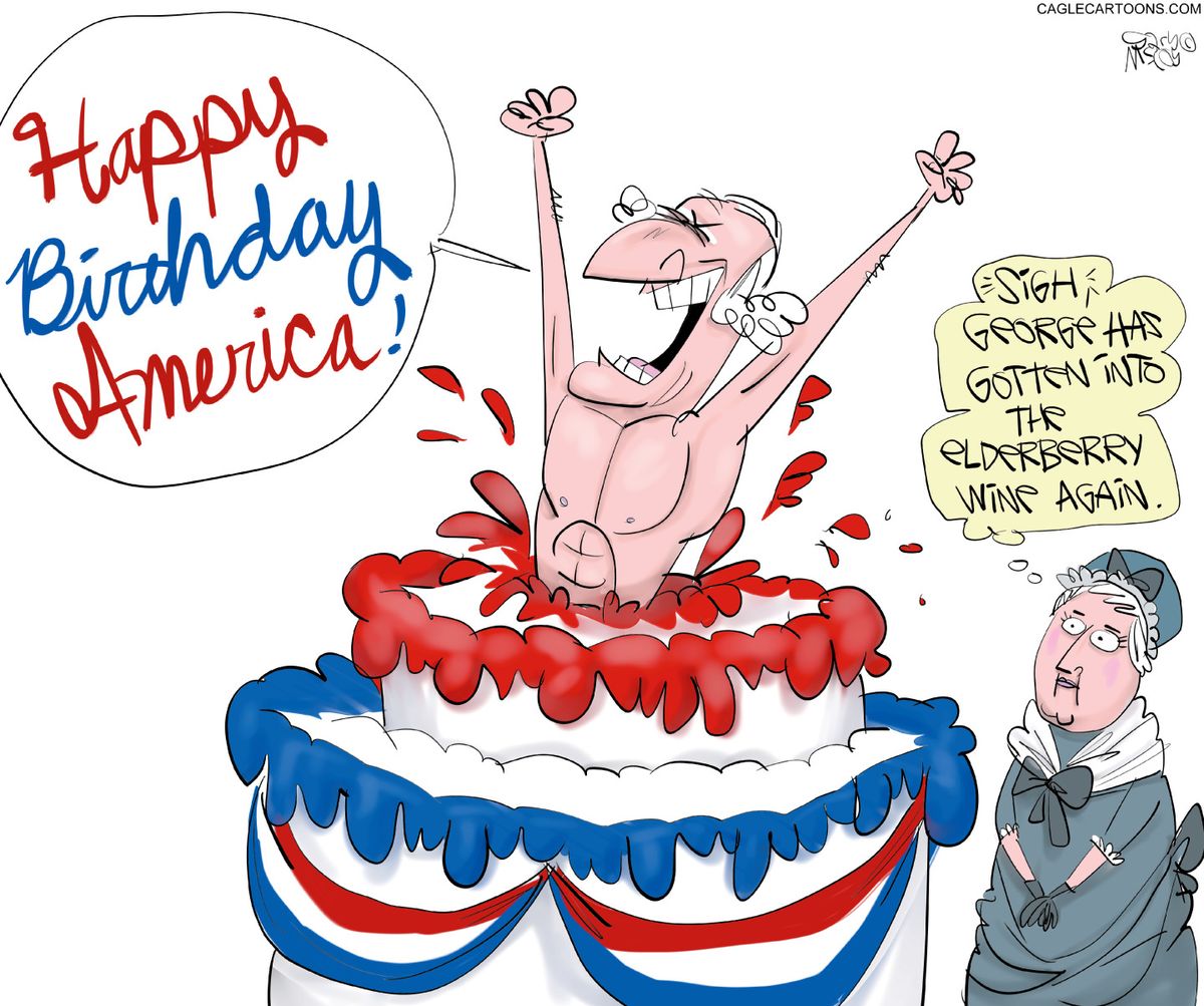 Today's political cartoons - July 4, 2024 | The Week