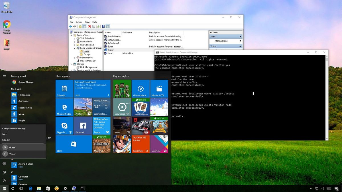 How To Set Up A Guest Account On Windows 10 | Windows Central