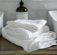 Waffle linen towel set, Rough Linen