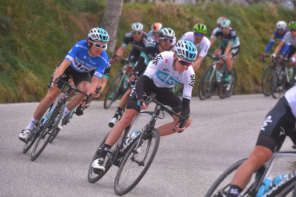 Team Sky's Chris Froome and Geraint Thomas