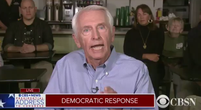 Steve Beshear speaks for the Democrats in response to President Trump.