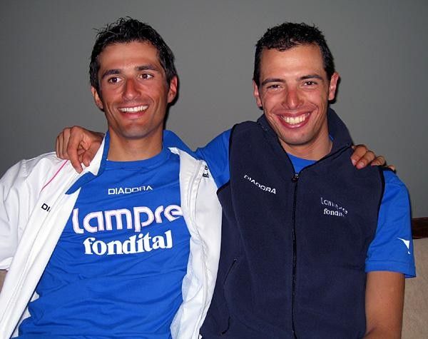 Daniele Bennati and Alessandro Ballan