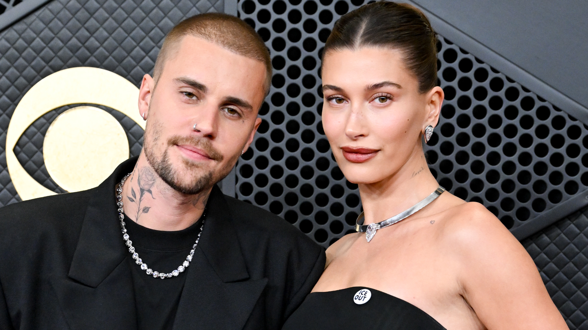 Hailey Bieber celebrated Justin Bieber's birthday in a vintage Issey Miyake skirt set