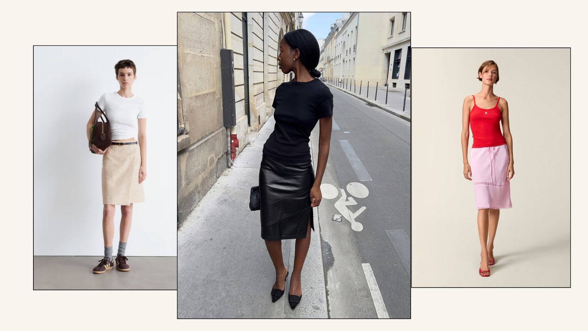 Best knee-length skirts