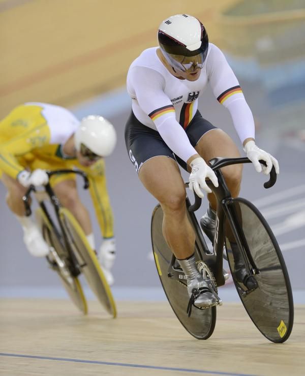 The German sprinters finished third despite a last-minute change to their line-up