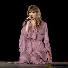 Taylor Swift on stage at the opening night of Taylor Swift | The Eras Tour