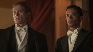 Sam Reid and Jacob Anderson as Lestat and Louis in Interview with the Vampire