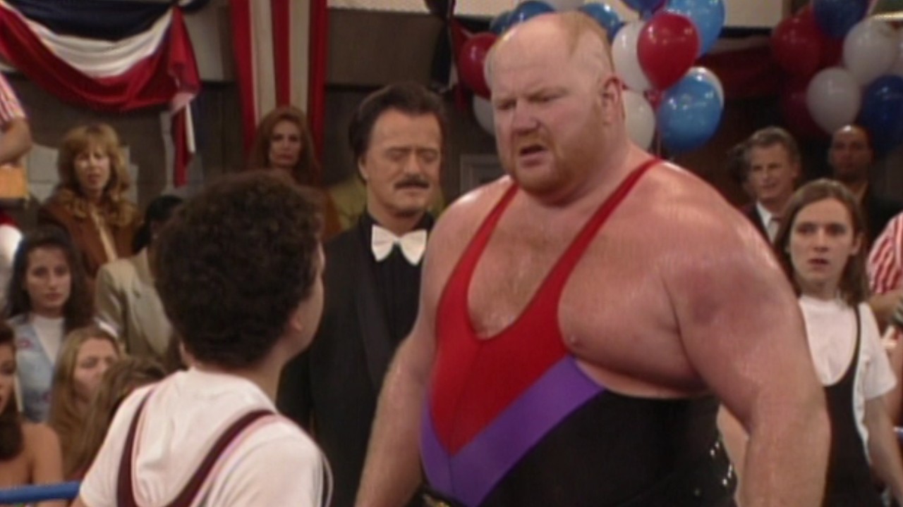 Big Van Vader guest stars on Boy Meets World.
