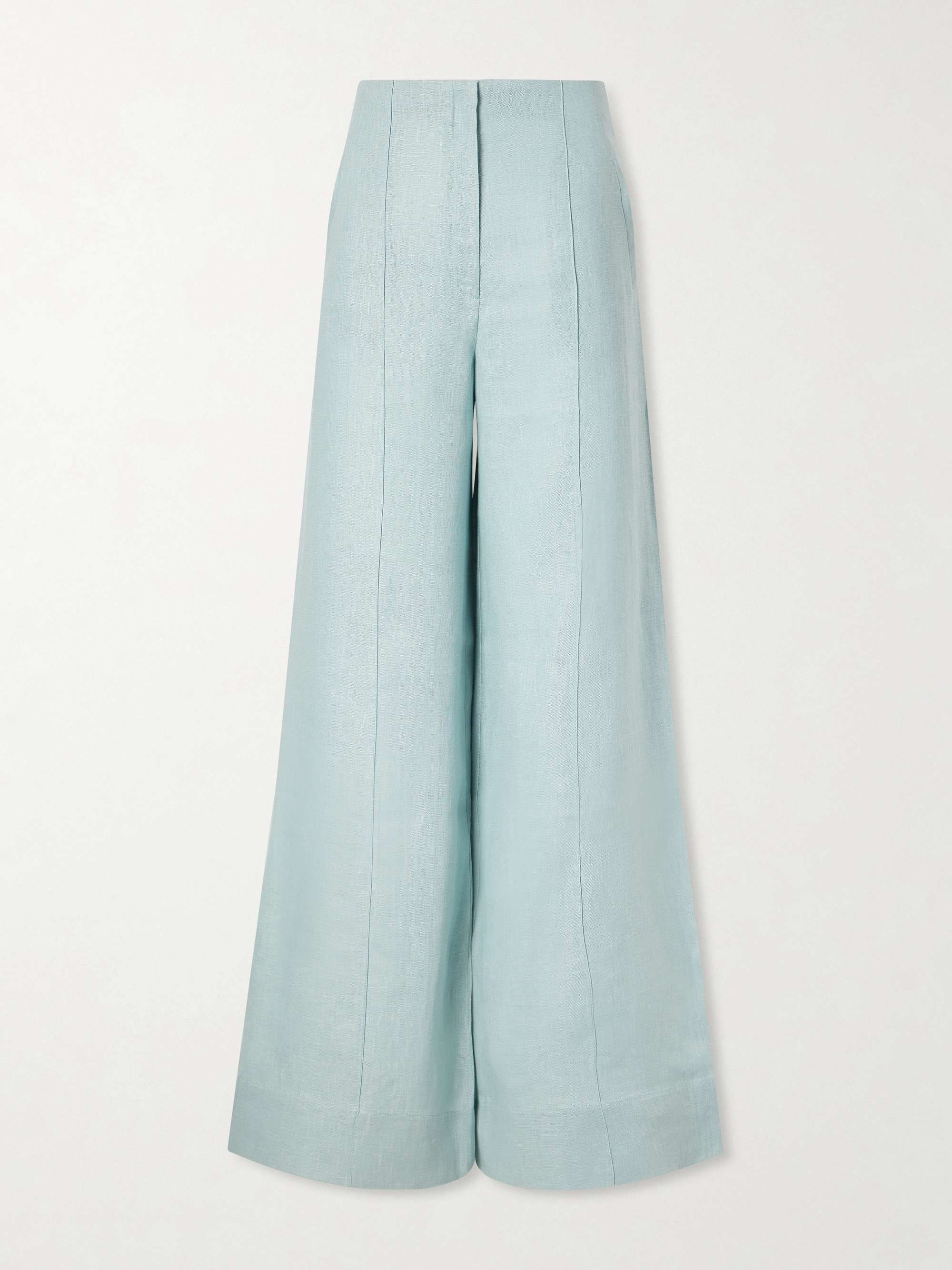 La Promesa Linen Wide-Leg Pants