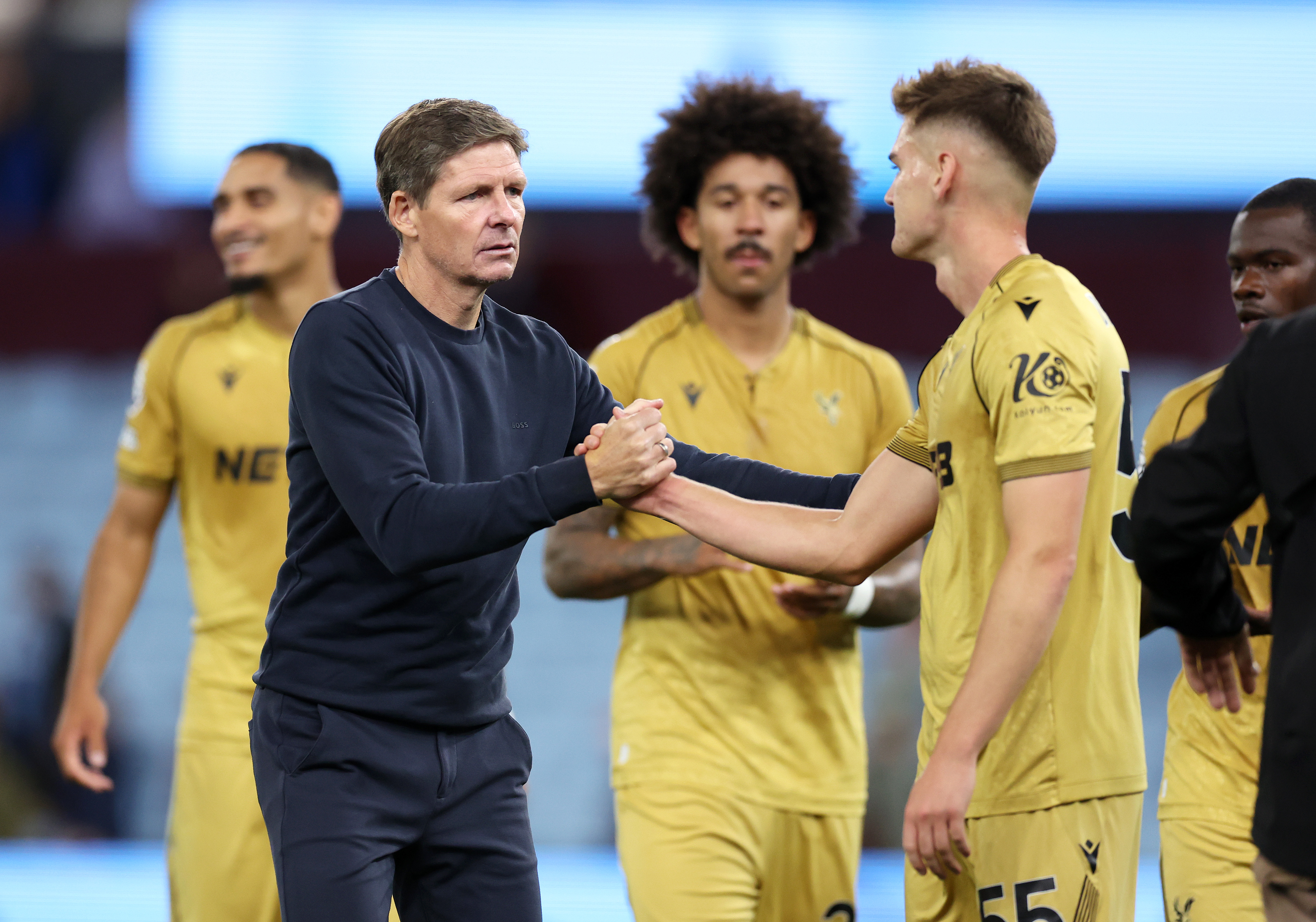 Crystal Palace boss Oliver Glasner is doing a sterling job
