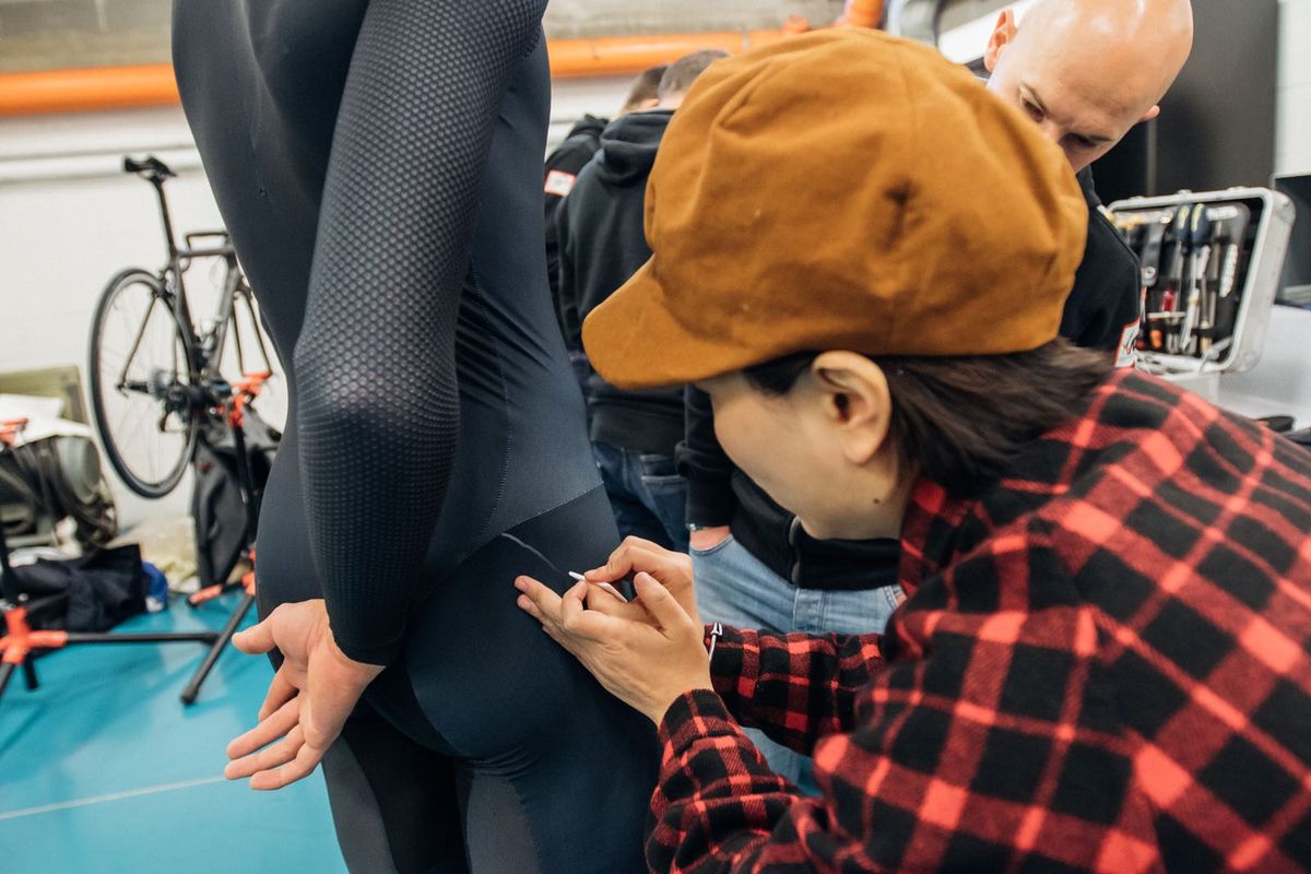Filippo Ganna gets some custom tailoring