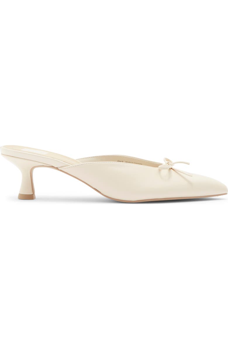 Cleo Pointed Toe Kitten Heel Mule