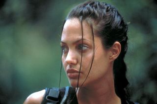 angelina jolie in Lara Croft: Tomb Raider