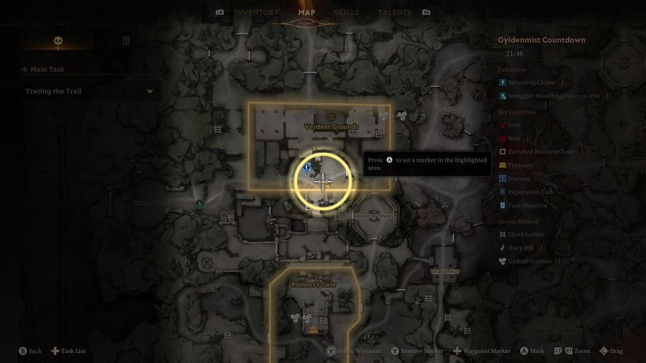 A series of images showing the various systems and mechanics in Mistfall Hunter, an extraction shooter ARPG by Bellring Games.