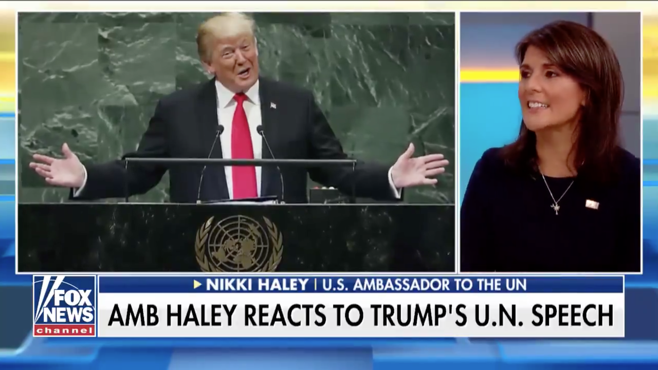 Nikki Haley discusses Trump&amp;#039;s UN speech.