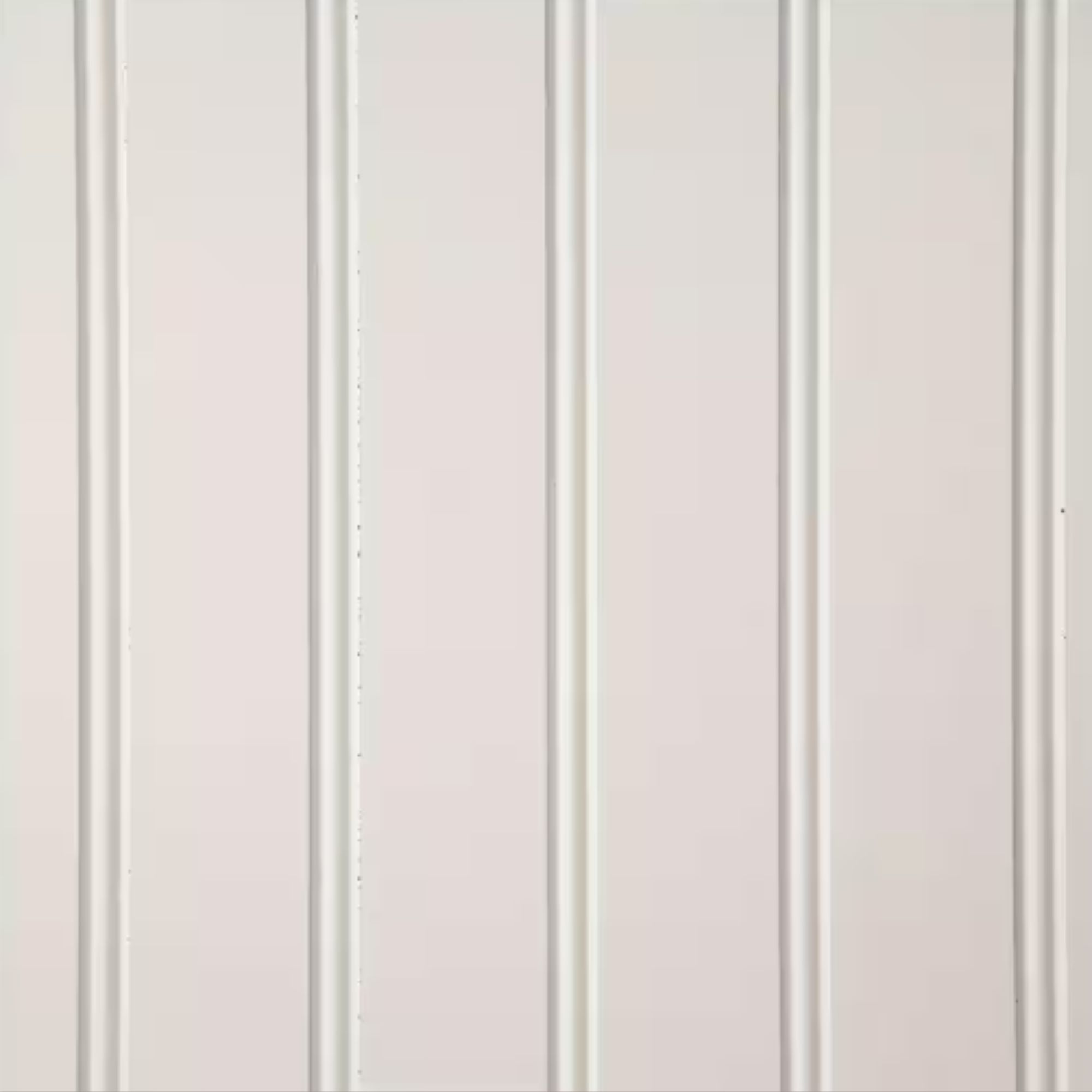 White Hardboard True Bead Wainscot Paneling