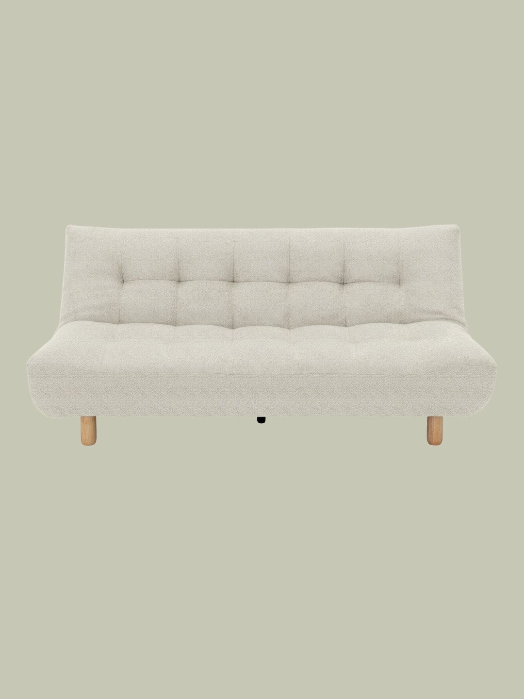 Habitat, Habitat Kota 3 Seater Boucl&amp;eacute; Clic Clac Sofa Bed - Cream