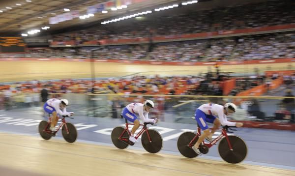 Russia's team pursuit team qualified in 5th