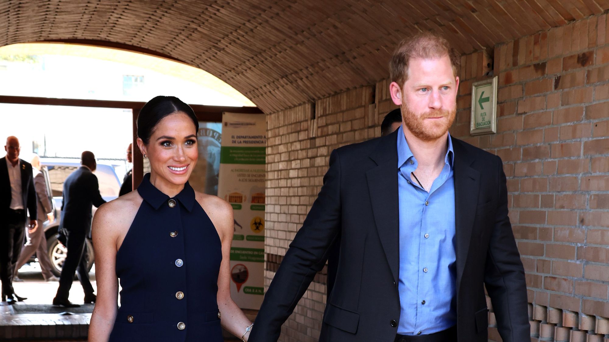 The Duke and Duchess of Sussex on tour in Colombia