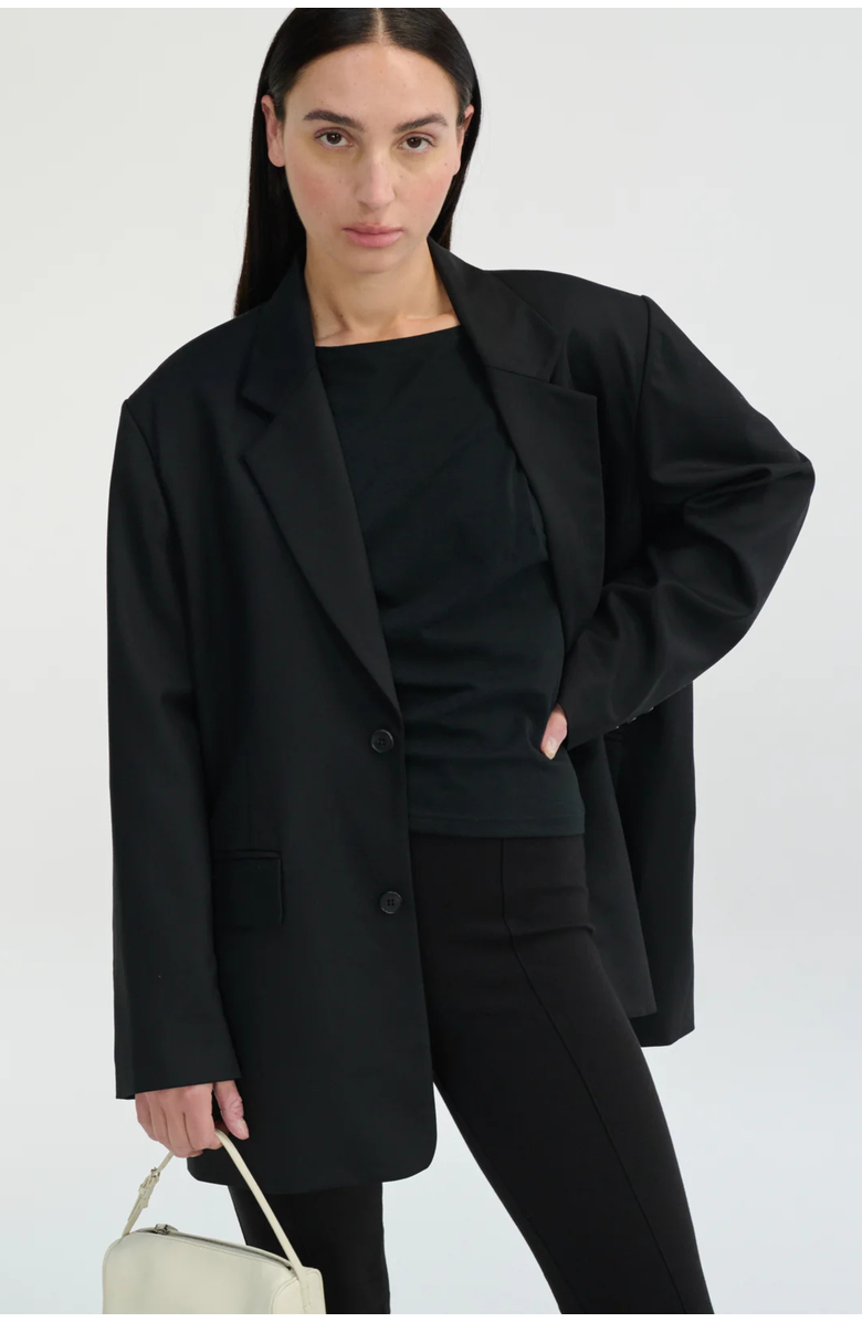 Almina Concept Oversized Double Button Blazer