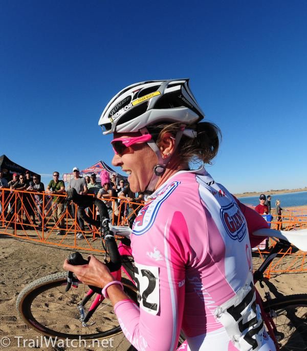 Meredith Miller (California Giant Berry) settling into fourth place