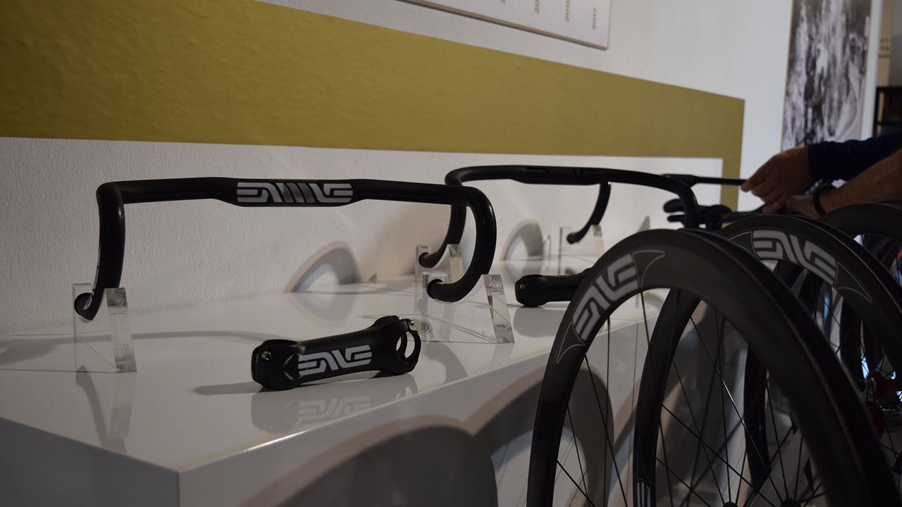ENVE had an array of products on display