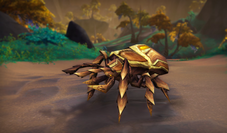 A bug in World of Warcraft. Like, an actual bug, a beetle.