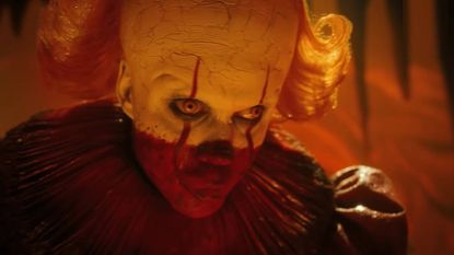 Bill Skarsgard as Pennywise in It: Welcome to Derry