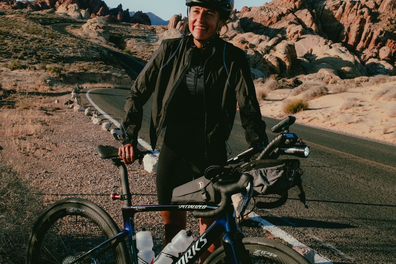 Lael Wilcox's Specialized Roubaix for her 2026 Guiness World Record attempt