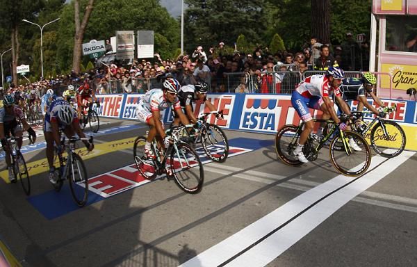 The race for second was very close between Fran Ventoso (Movistar) and Alessandro Petacchi (Lampre)
