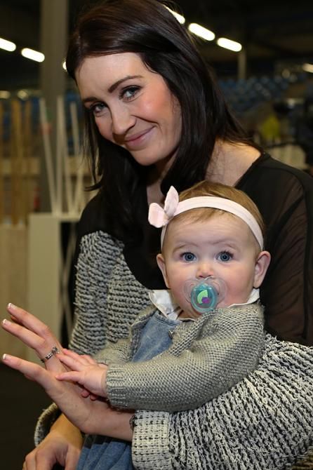 Peta Todd was on hand with Delilah Cavendish