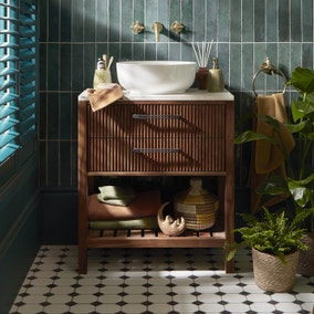 Tatum Single Vanity Unit, Marble