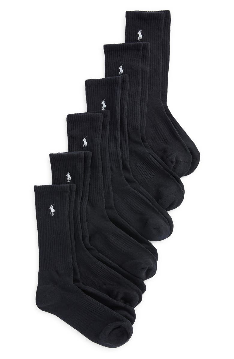 Assorted 6-Pack Crew Socks