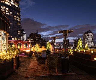 Mariah Carey's Penthouse - views across the city from the terrace