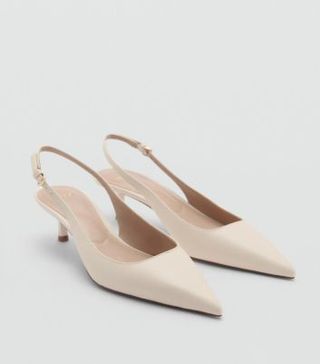 Image of white mango heels 